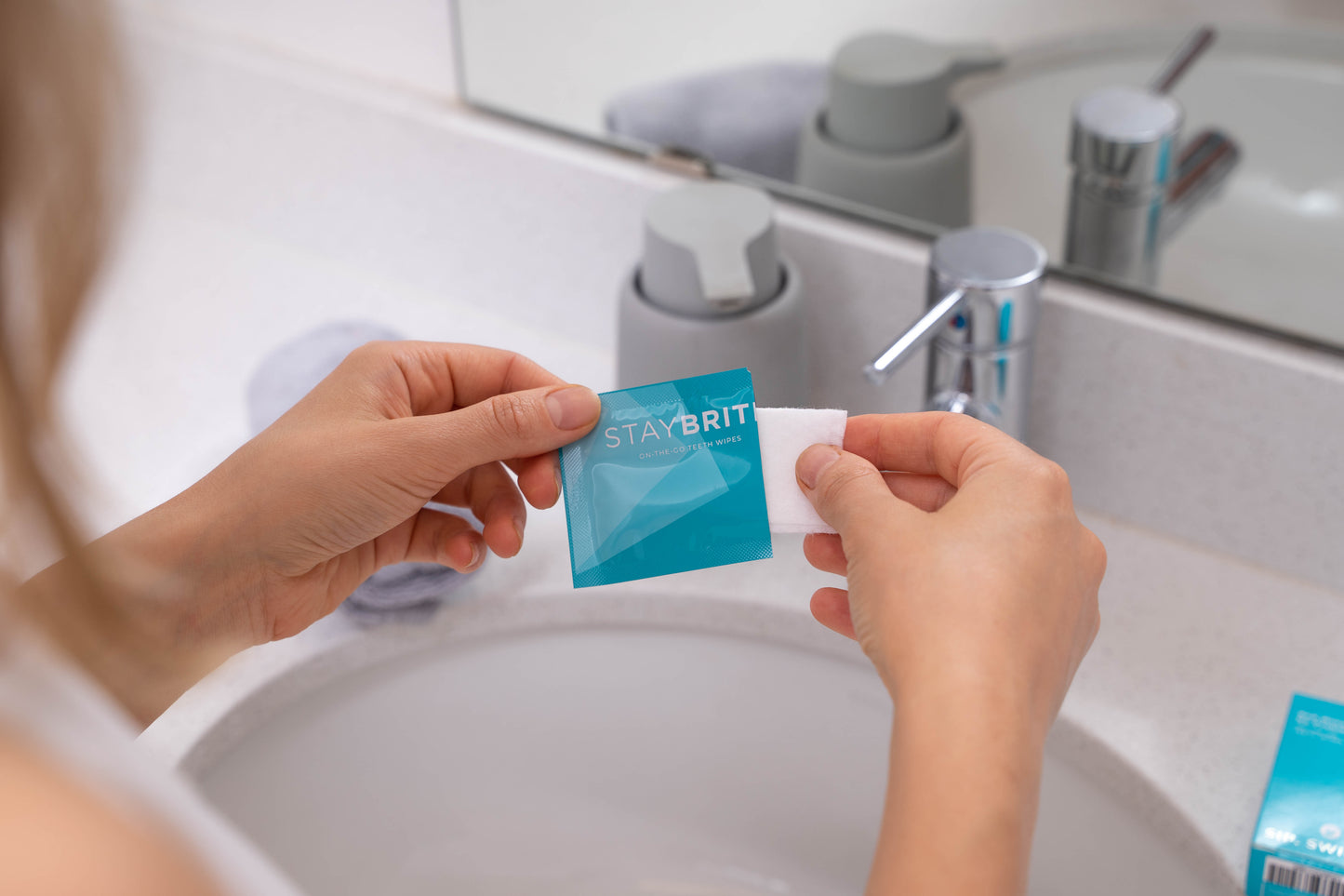 StayBRITE On-The-Go Teeth Wipes (10 Wipes)