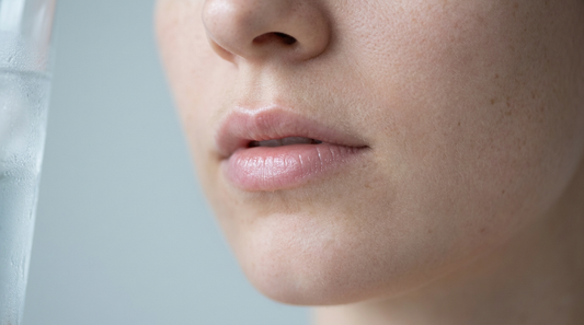 Close-up of lips and healthy skin, teeth whitening sensitivity explained